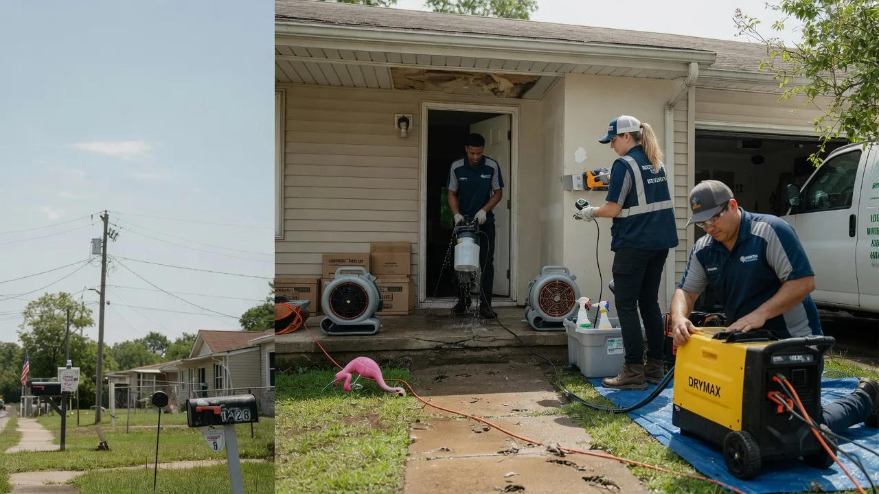 Storm Damage Water Removal in Columbus, KS near me